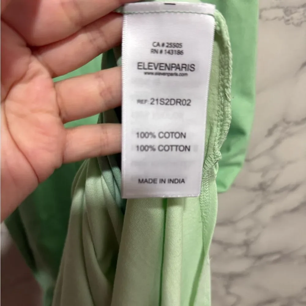 NEW Eleven Paris Mint and White Maxi Dress Size XS